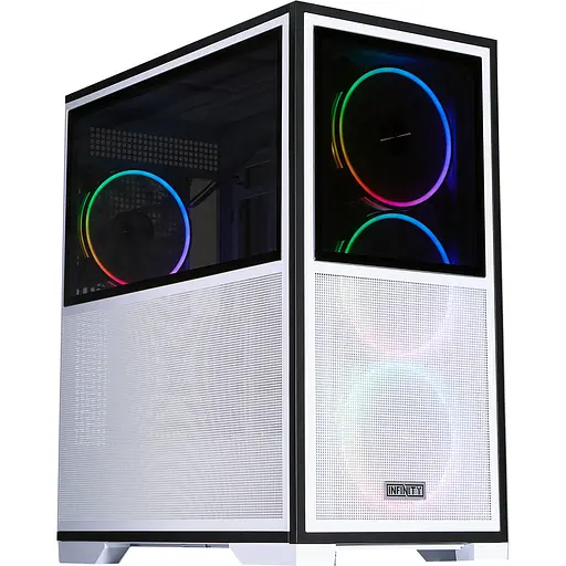 Корпус 1stPlayer IF8-WH-4FO7-14-W White - фото 1