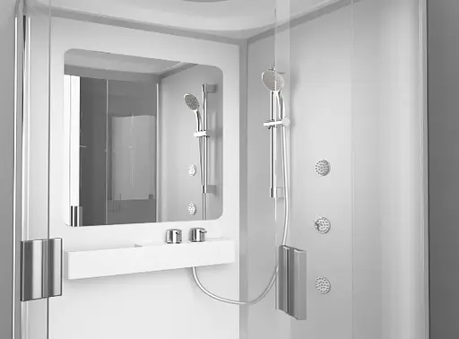 Гидромассажный бокс Am Pm Like 90x90 W80C-019-090MTA - фото 7