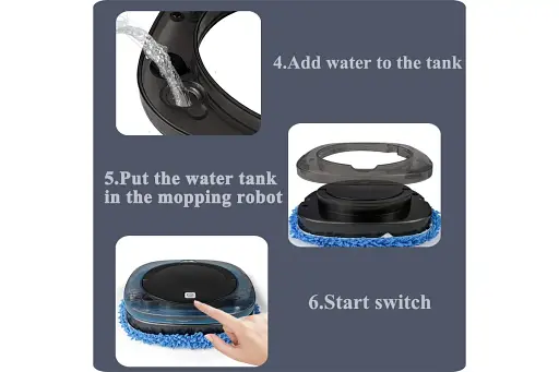 Робот-пылесос моющий Grand INTELEGENT AUTOMATIC BRUSH MOPPER 22х22х6 см - фото 3