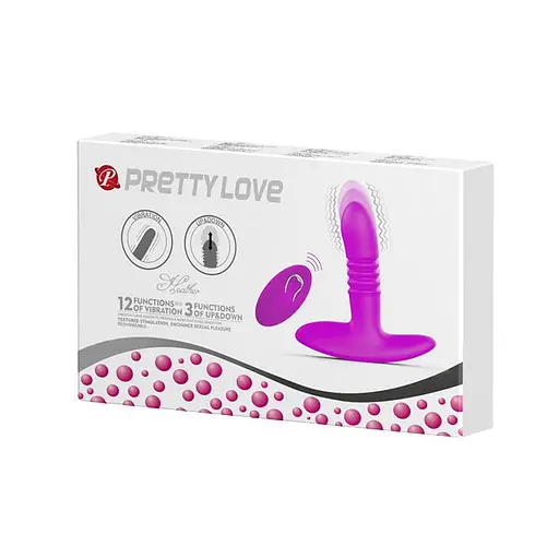 Стимулятор простати Pretty Love Heather, 11.3 см фіолетовий - фото 10