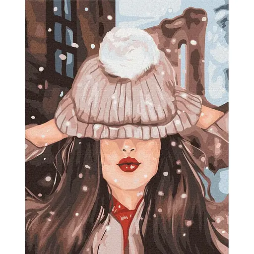 Картина по номерам Первый снег Brushme 40x50 см разноцветная 000276635