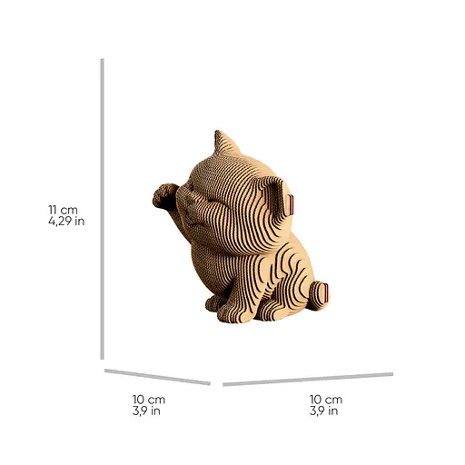 MANEKI KITTEN - Картонний 3Д пазл Cartonic - фото 3