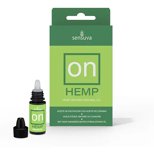 Збуджувальні краплі для клітора Sensuva - ON for Her Hemp Infused Arousal Oil (5 мл) з олією конопел
