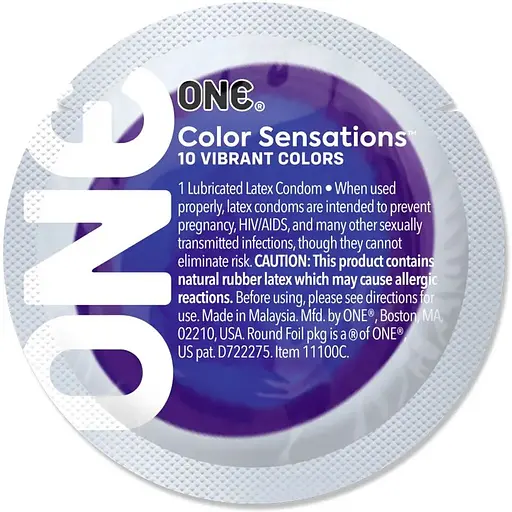 Презерватив One Color Sensations - Struck by One (Lavender) 1 шт.