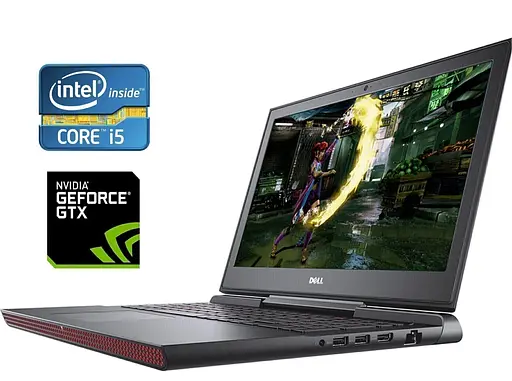 Ноутбук Dell Inspiron Gaming 7567 i5 7300HQ, 8Gb, 128Gb SSD M2 + 1000Gb HDD, Nvidia GeForce GTX 1050 4 Gb