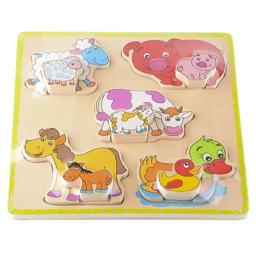 Игрушка для развития деревянный вкладыш IE148