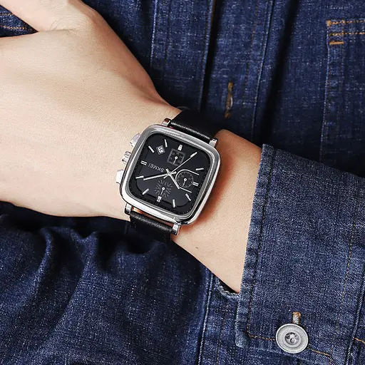 Наручний годинник чоловічий 2182SI Silver Skmei acs0030173 - фото 4