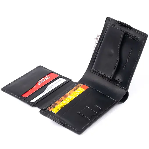 Кожаный портмоне Grande Pelle 9х11.5х3 см acs0015035 - фото 6