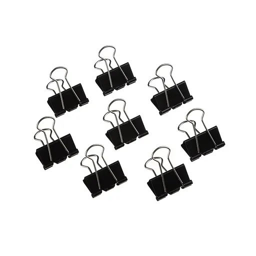 Биндер-зажим для бумаги, 25 мм, черный, BM.5304 BUROMAX (4823078947529) - фото 2