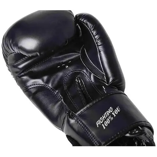 Рукавиці боксерські PowerPlay PP 3004 Black - 12 унцій - фото 5