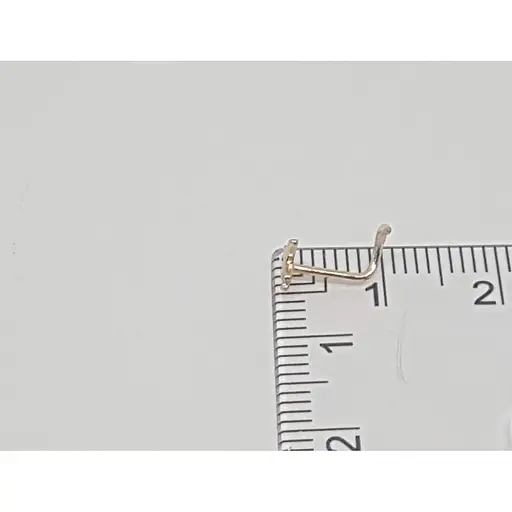 Золота сережка-пірсинг Dear в ніс Dear. 1014 - фото 4