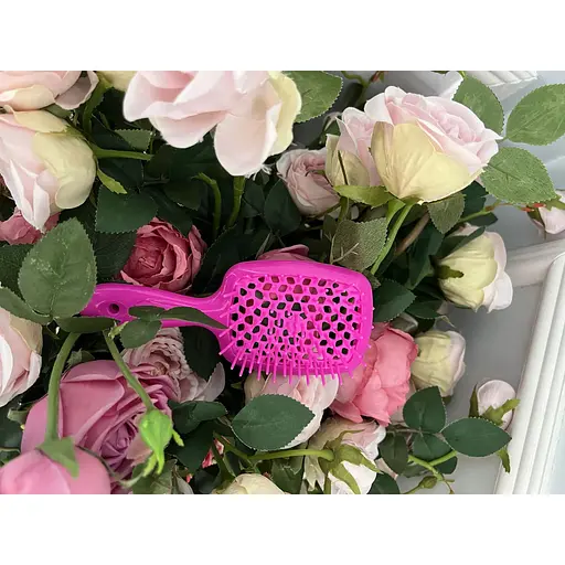 Щітка для волосся Janeke Superbrush Standard неоново-рожева - фото 2