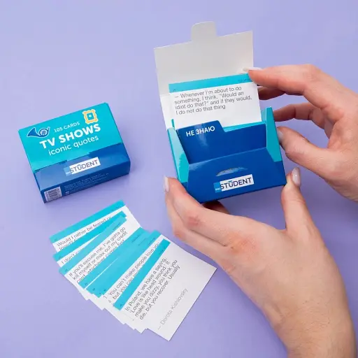 Картки для вивчення англійських слів. TV Shows (105) англійська - фото 7