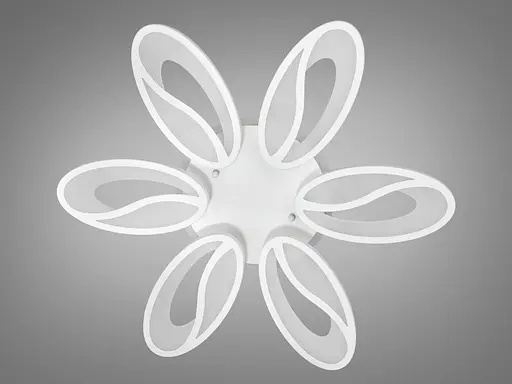 Потолочная LED люстра с пультом, диммером и подсветкой, 80W - фото 4