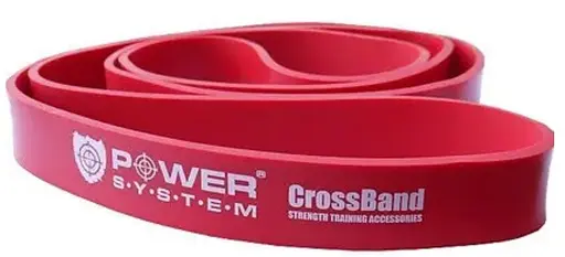 Гумка для фітнесу і кроссфіту Power System PS-4053 CrossFit Level 3 Blue (опір 15-40 кг) (PS-4053_Red) - фото 2