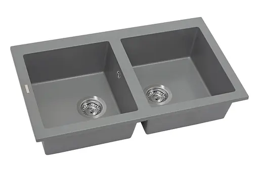 Кухонная мойка гранитная Miraggio Westeros gray 875x504x199 00212006, Серый - фото 2