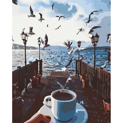 Картина за номерами Море кави Brushme 40x50 см кольорова 000277200