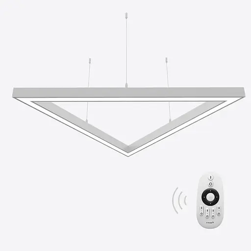 Керований світлодіодний світильник X-LED 150Вт Трикутник (3x1080) LSNTri-150d - фото 1