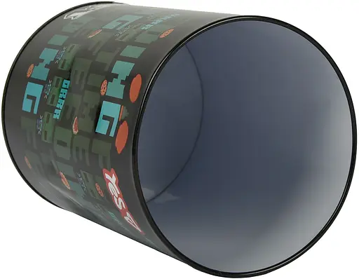 Настільний контейнер для сміття Yes Minecraft Time feeding металевий, 10х18 см (708568) - фото 3