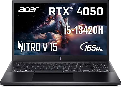 Ноутбук Acer Nitro V 15 ANV15-51-50HU (NH.QNBEU.00N) Obsidian Black