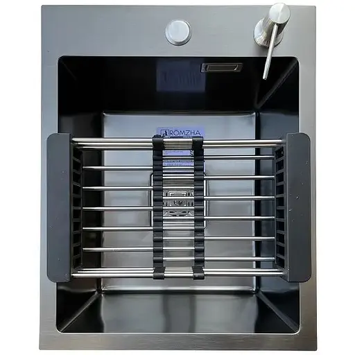 Кухонна мийка Romzha Arta Nova U-350 BL - фото 1