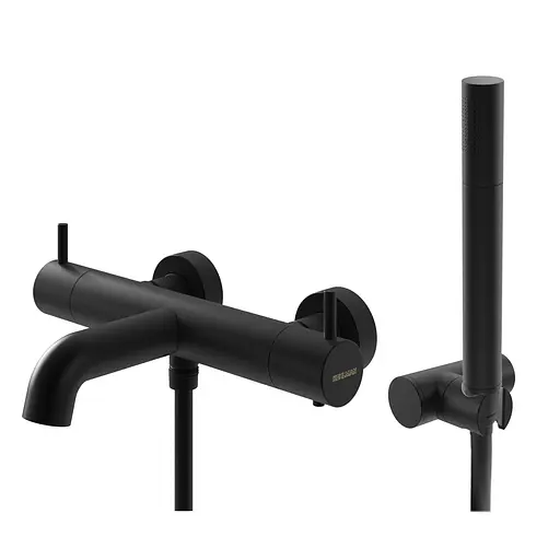 Термостат для ванни Kohlman Axel black настінний KPL-QW710AB Чорний матовий - фото 1