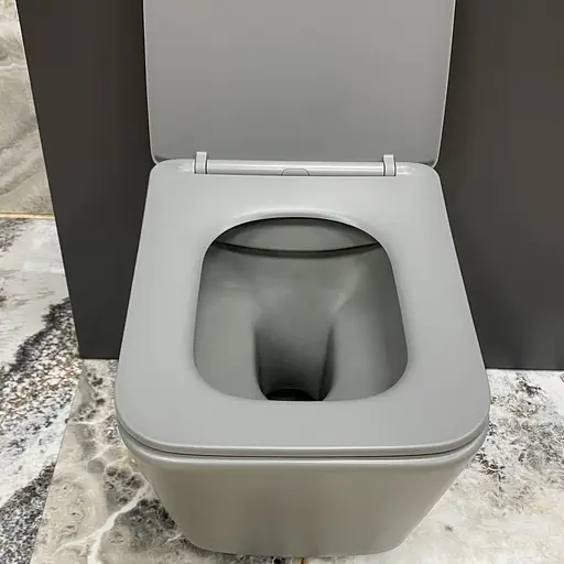 Подвесной унитаз VBI Caprera grey matt VBI-020303, Серый - фото 3