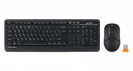 Комплект (клавіатура + миша) A4Tech Fstyler FG1012 (FG1012 (Black)) - фото 1