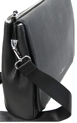 Чоловіча шкіряна сумка, месенджер Dor. Flinger 32х26х9 см sum0021082 - фото 6