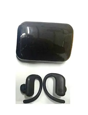 Бездротові спортивні навушники Buds M6W Air 5.2 c кейсом 2200mAh (Black) - фото 3