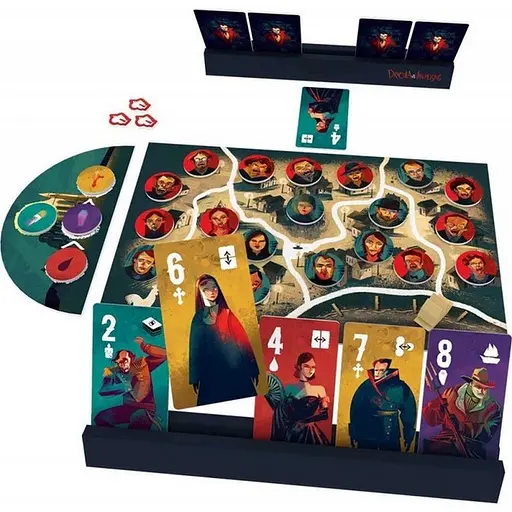 Настольная игра "Дракула против Ван Хельсинга" Games7Days DPG01UA 32 карточки - фото 3