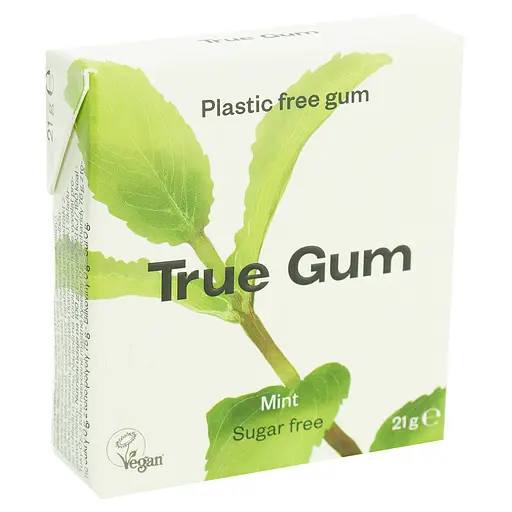 Жевательная резинка True Gum со вкусом мяты без сахара 21 г - фото 2