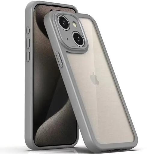 Чохол Epik TPU Transparent + Colour 1.5 мм для Apple iPhone 14, 6.1 Grey
