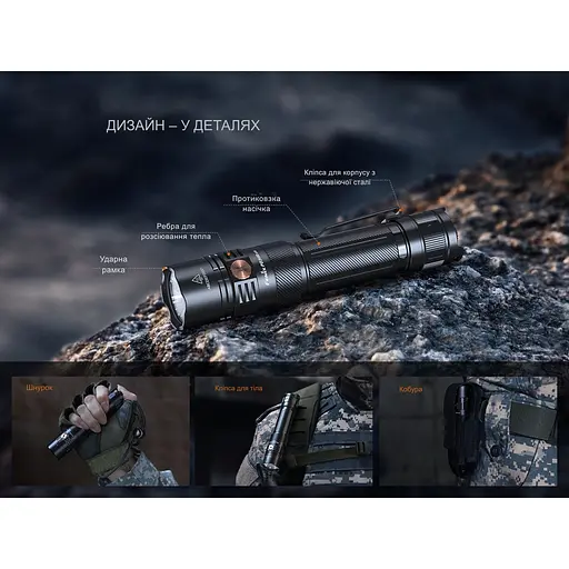 Фонарь тактический ручной Fenix ​​PD36R ACE 3000 лм - фото 21