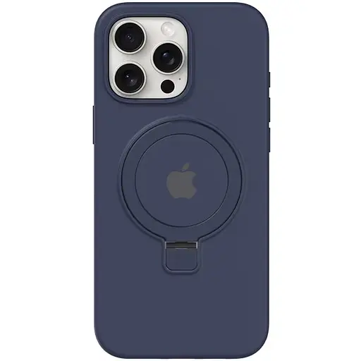 Чохол Epik Silicone Case Full Protective with Ring для Apple iPhone 13 Pro 6.1 Dark Blue