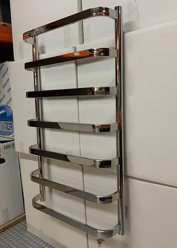 Рушникосушка водяна Laris Профіль cтандарт 800х500 мм П7 Нержавіюча сталь 30412 - фото 2