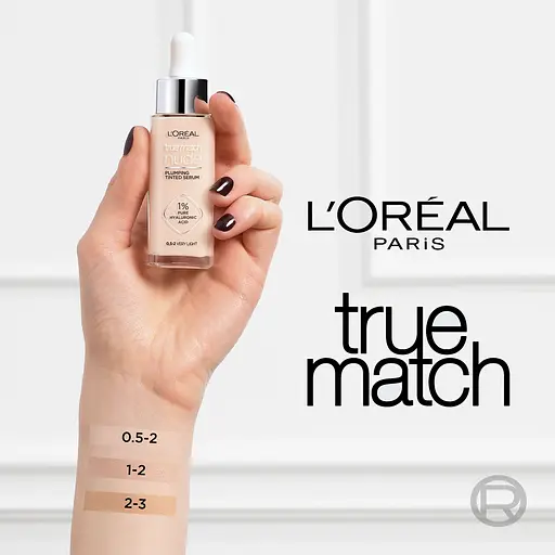 Тональная сыворотка для лица L'Oréal Paris True Match Nude №1-2 гиалуроновая 30 мл - фото 3