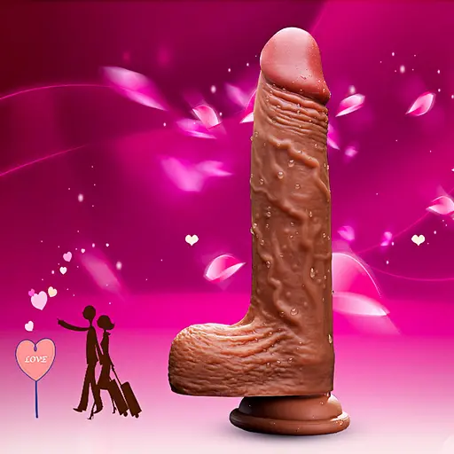 Вібратор B-Series Fox Telescopic 21 см (коричневий) - фото 5