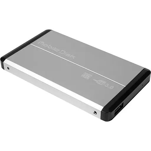Внешний карман PowerPlant HDD 2.5" to USB 3.0 Silver (HC380015) [118482] - фото 2