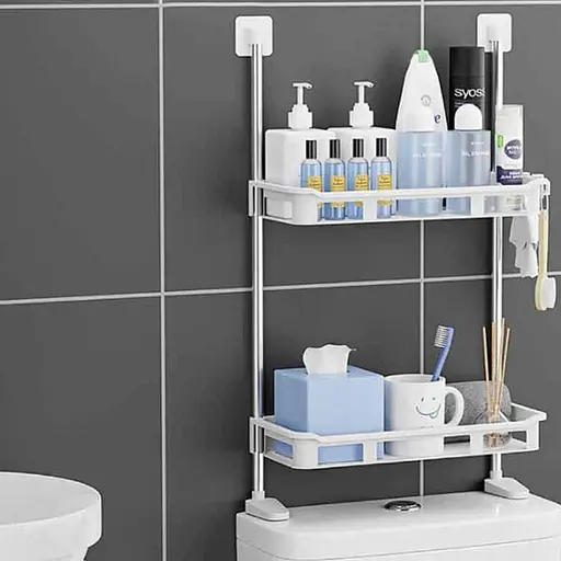 Полиця-стелаж для туалету 30*14,5*51см Stenson R93340 - фото 4