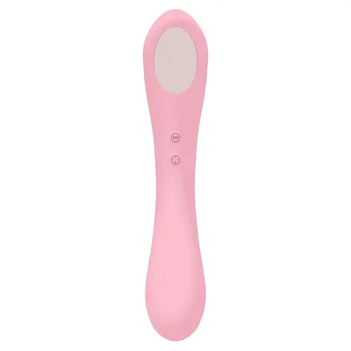 Вакуумний стимулятор клітора з вібрацією Femintimate Daisy Massager рожевий - фото 3