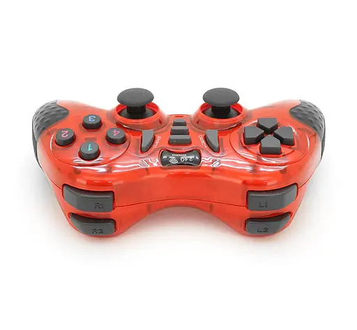 Геймпад бездротовий джойстик Voltronic HJ041R PC/PS3/Android/Android TV Red - фото 2
