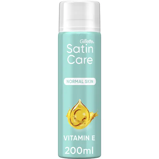 Гель для гоління Satin Care Normal Skin для жінок з вітаміном Е 200 мл  - фото 1