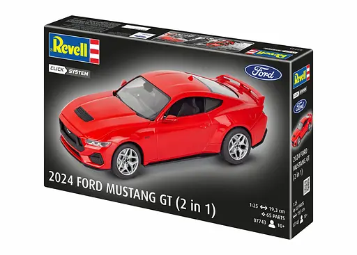 Сборная модель-копия Revell Автомобиль Ford Mustang GT 2024 1:25 (RVL-07743) - фото 13