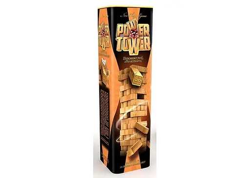 Настільна гра Danko Toys Дженга (Power Tower) (укр.) (РТ-01U)