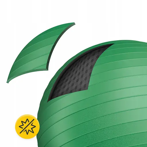 М'яч для фітнесу (фітбол) 4FIZJO 65 см Anti-Burst Green (P-5907739316332) - фото 10