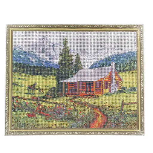 Набір з алмазною мозаїкою "У пiднiжжя гiр" 40*50 см, IDEA2-CK446, ТМ "99IDEAS" - фото 6