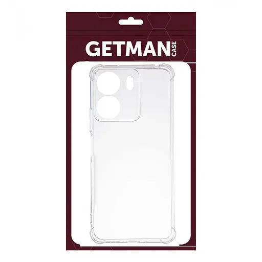 TPU чохол Getman Ease logo посилені кути Full Camera для Xiaomi Redmi 13C/Poco C65 Безбарвний (прозорий) - фото 3