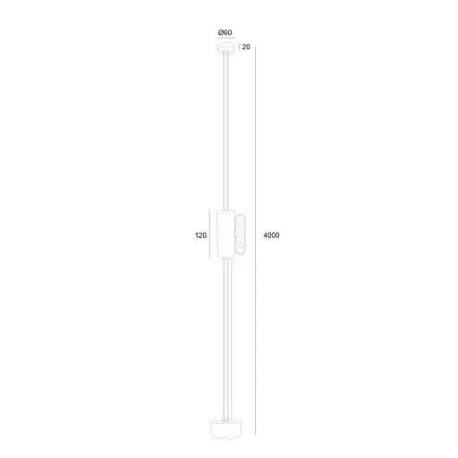 Настінний світильник Premium Skarlat RLL2002 3х2W WH+BK 3000K - фото 2