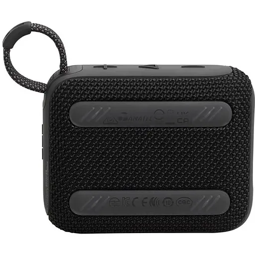 Портативна акустика JBL Go 4 Black (JBLGO4BLK) - фото 4